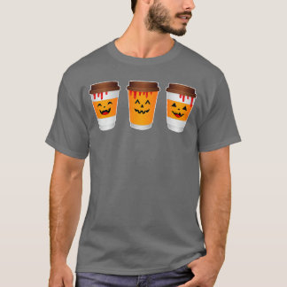 Camiseta Café de Outono Horroroso Cute Abobrinha de especia