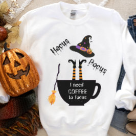 Camiseta Café de Pocus do Hocus para focar a camisola do Ha