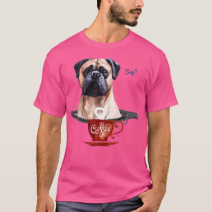 Camiseta Café De Sipação Com Boxer De Ventilação