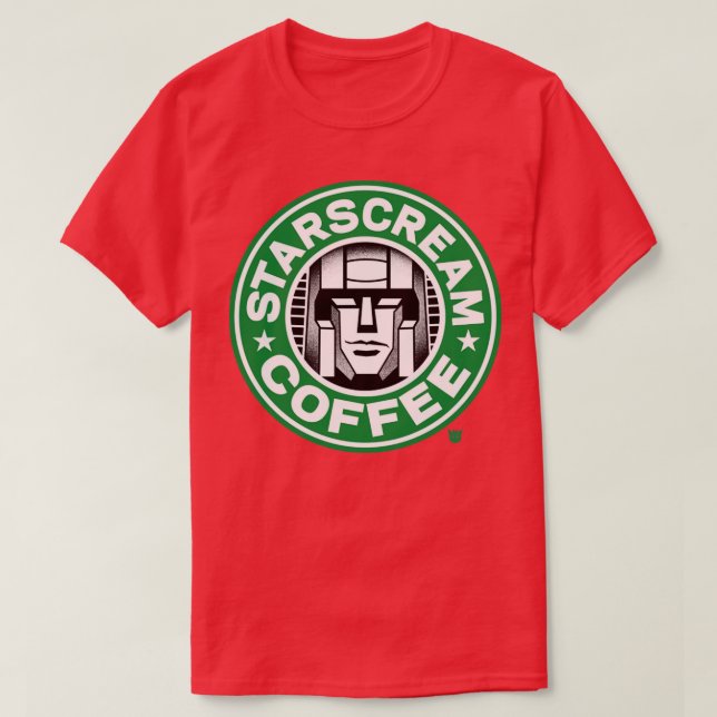 CAMISETA CAFÉ DE STARSCREAM (Frente do Design)