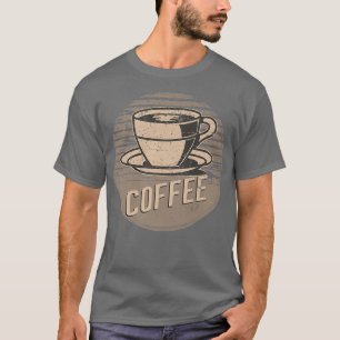 Camiseta Café De Vintagem Retroativa