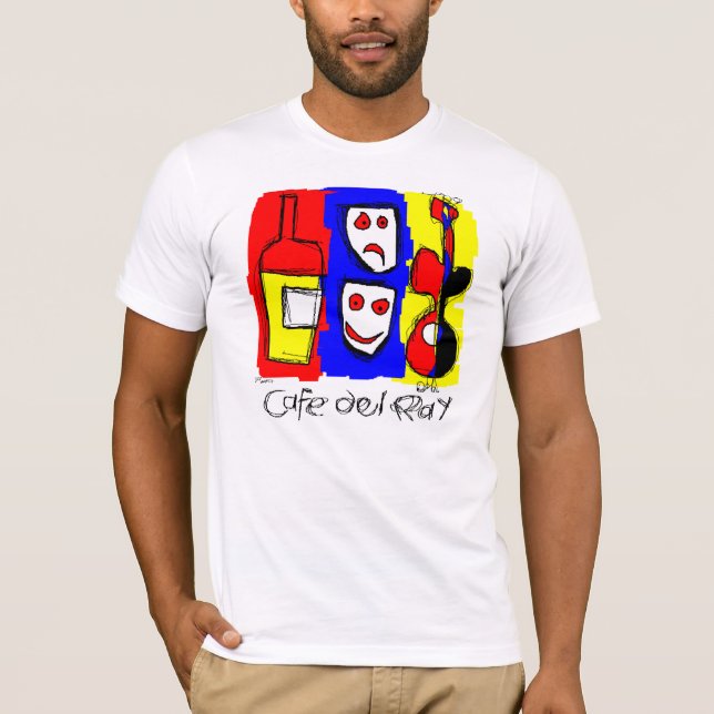 Camiseta Cafe Del Ray - Violão (Frente)