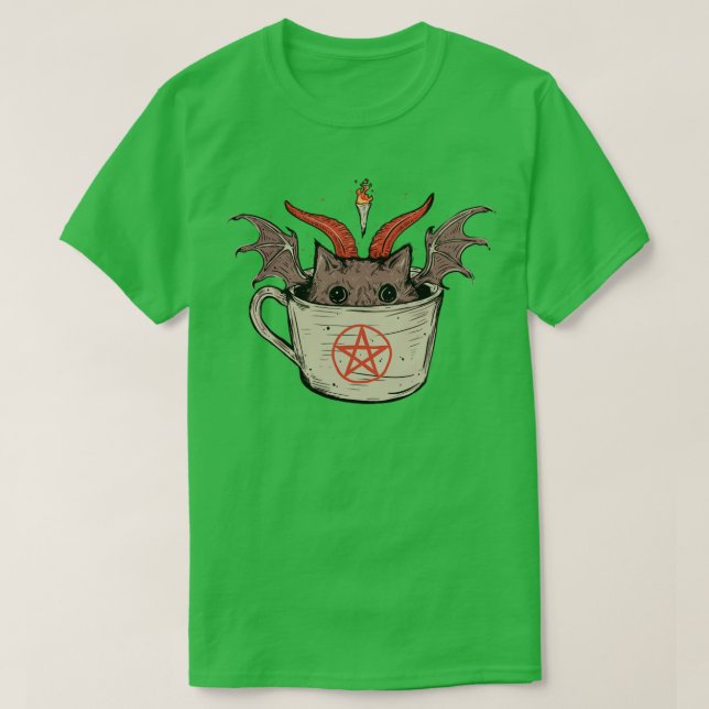 Camiseta café demônio (Frente do Design)