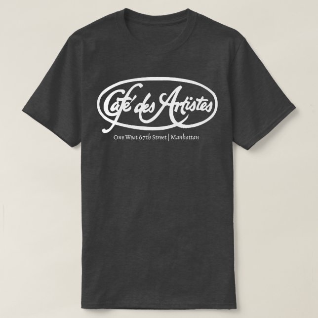 Camiseta Cafe des Artists (Frente do Design)