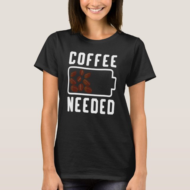 Camiseta Café  Dizer Bebedor de Café Espresso Roupa de Café (Frente)