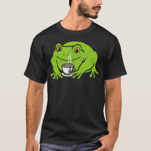 Camiseta Café do Bebendo do Sapo Cottagecore