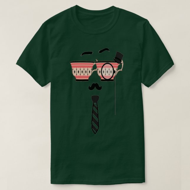 Camiseta café doce cavalheiro (Frente do Design)