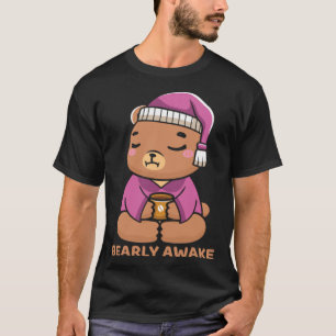 Camiseta Café Dormir Acorda Acorda Branca De Teddy