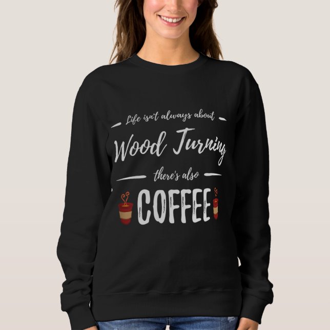 Camiseta Café Drinker Madeira Transformando Artista Engraça (Frente)