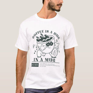 Camiseta Café é abraço numa caneca