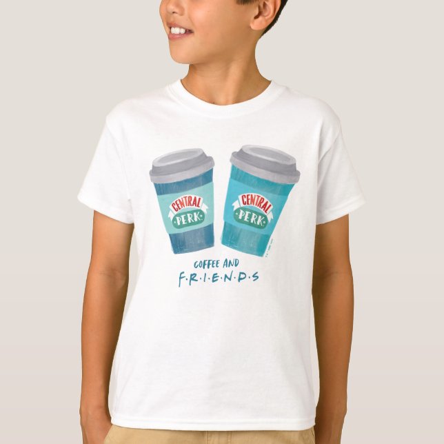 Camiseta Café e AMIGOS™ (Frente)