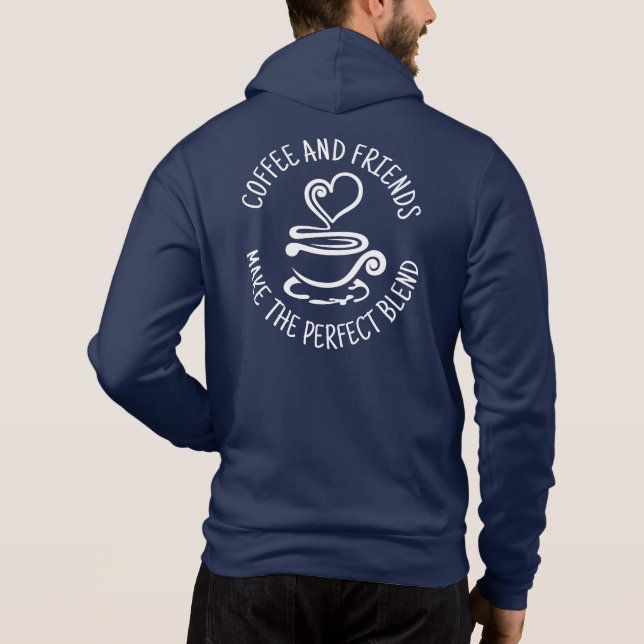 Camiseta Café e Amigos, faça a mistura perfeita (Verso)