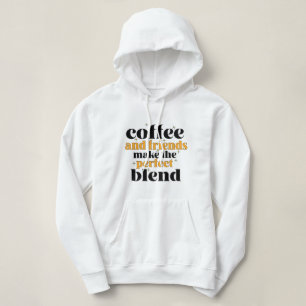 Camiseta café e amigos fazem a mistura perfeita