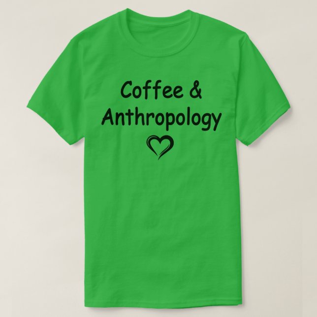 Camiseta Café e Antropologia 7 (Frente do Design)