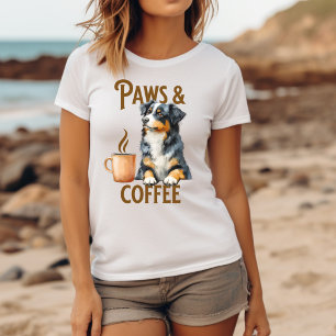 Camiseta Café e Cães Cães Cão de Montanha Bernese