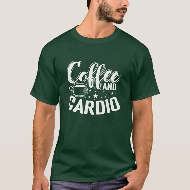 Camiseta Café e Cardio Cafeína Caf amigo (Frente)