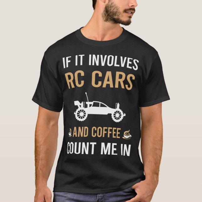 Camiseta Café E Carros RC (Frente)