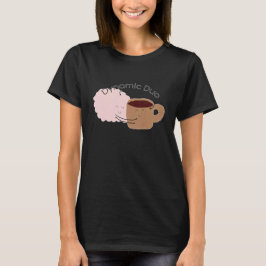 Camiseta Café e Cérebro são o Duo Dinâmico!