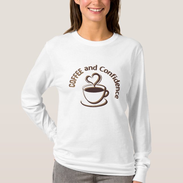 Camiseta Café e confiança (Frente)