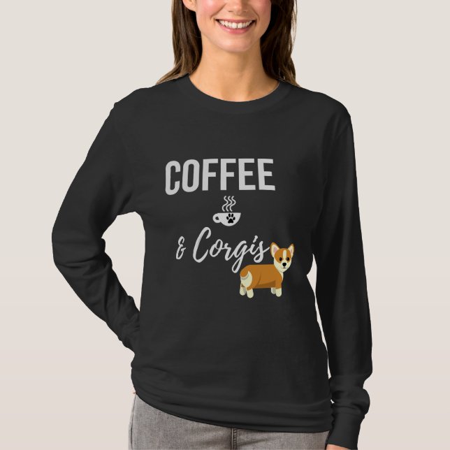 Camiseta Café E Corgi (Frente)