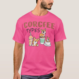 Camiseta Café E Corgis, Presentes Engraçados De Sobrinhos D