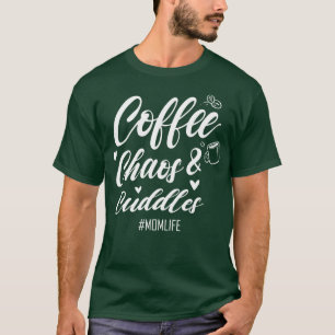 Camiseta Café e Cuddles Mãe Vida Café Lover B