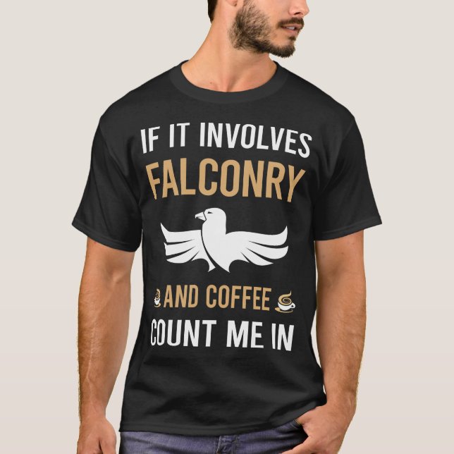Camiseta Café E Falcão Falcão (Frente)
