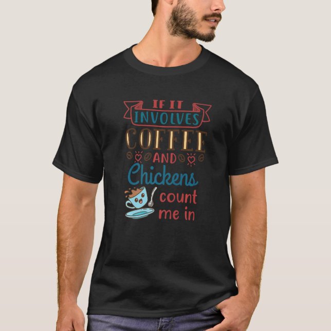 Camiseta Café E Galinhas  Galinhas (Frente)