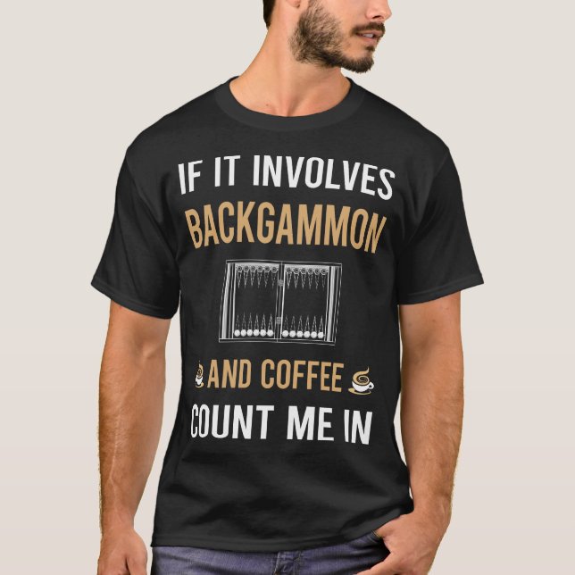 Camiseta Café E Gamão (Frente)