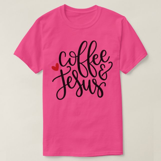 Camiseta Café E Jesus (Frente do Design)