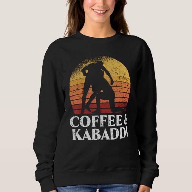 Camiseta Café E Kabadi Indian Game Team - Raider C (Frente)
