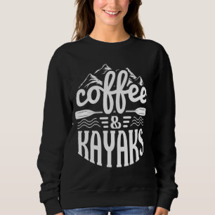 Camiseta Café e Kayaks - Kayaking Engraçado