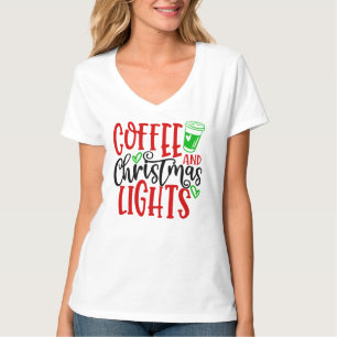 Camiseta Café E Luzes De Natal-50450