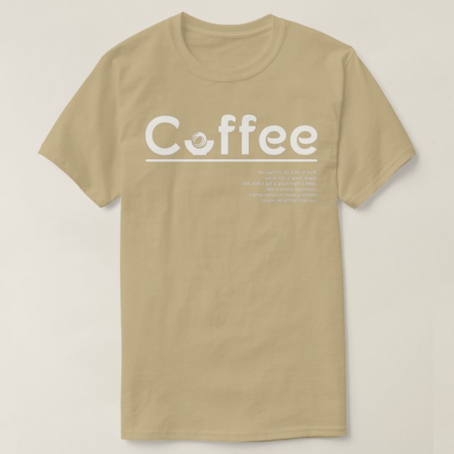 Camiseta Café é melhor (Frente do Design)