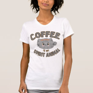 Camiseta Café É MEU ANIMAL ESPIRITUOSO.