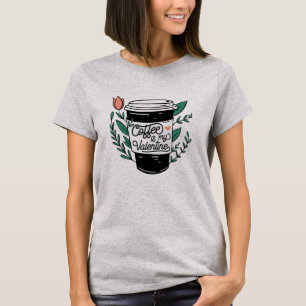 Camiseta Café é meu Namorados