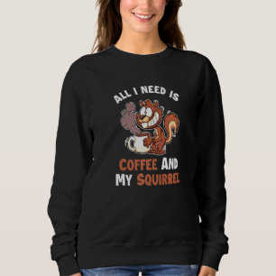 Camiseta Café E Minha Cinza De Esquilo, Do Leste Da Raposa 