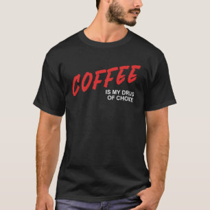 Camiseta Café É Minha Droga De Cafeína Espresso Wok