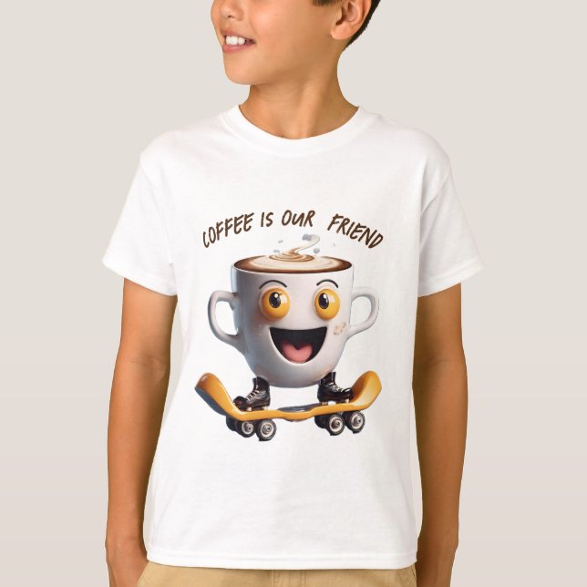 Camiseta café é nosso amigo (Frente)