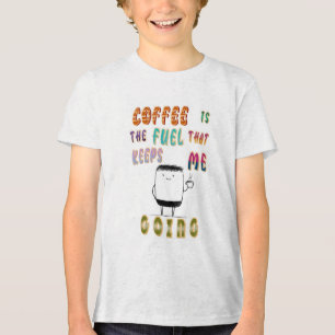 Camiseta Café É O Combustível Que Me Mantém Indo