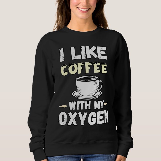 Camiseta Café E Oxigênio Citam Que Eu Gosto De Café Com Meu (Frente)