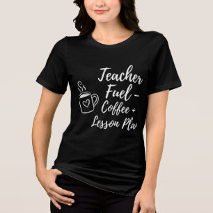 Camiseta Café e Planos de Aula Fofos para Alunos