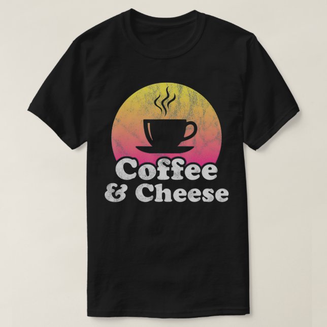 Camiseta Café e queijo (Frente do Design)