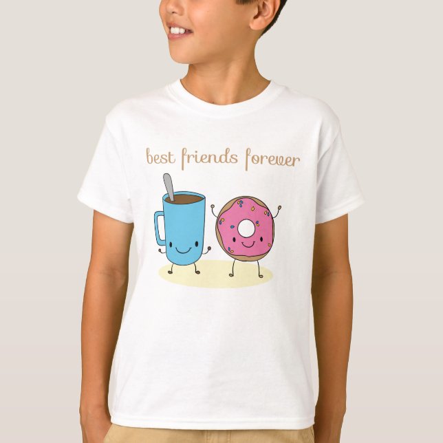 Camiseta Café e Rosquinha Melhor Amigo (Frente)