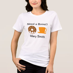 Camiseta Café e Rosquinhas