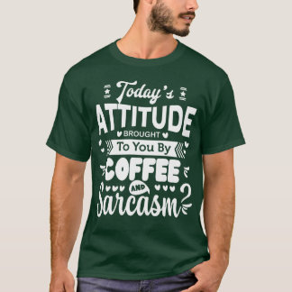Camiseta Café E Sarcasmo Citações Divertidas De Amantes De 