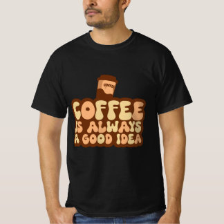 Camiseta café é sempre uma boa ideia
