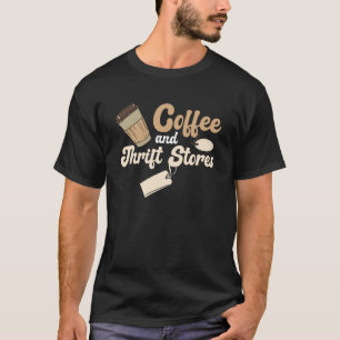 Camiseta Café e Thrift Stores Yard Sale Thriffe