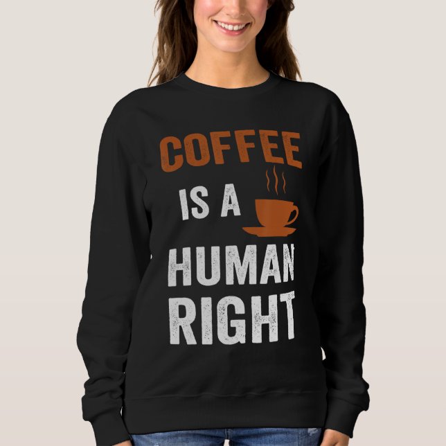 Camiseta Café É Um Café Direito Humano (Frente)
