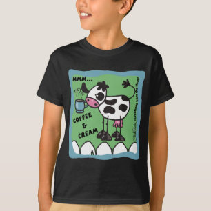 Camiseta Café e Vaca de Creme